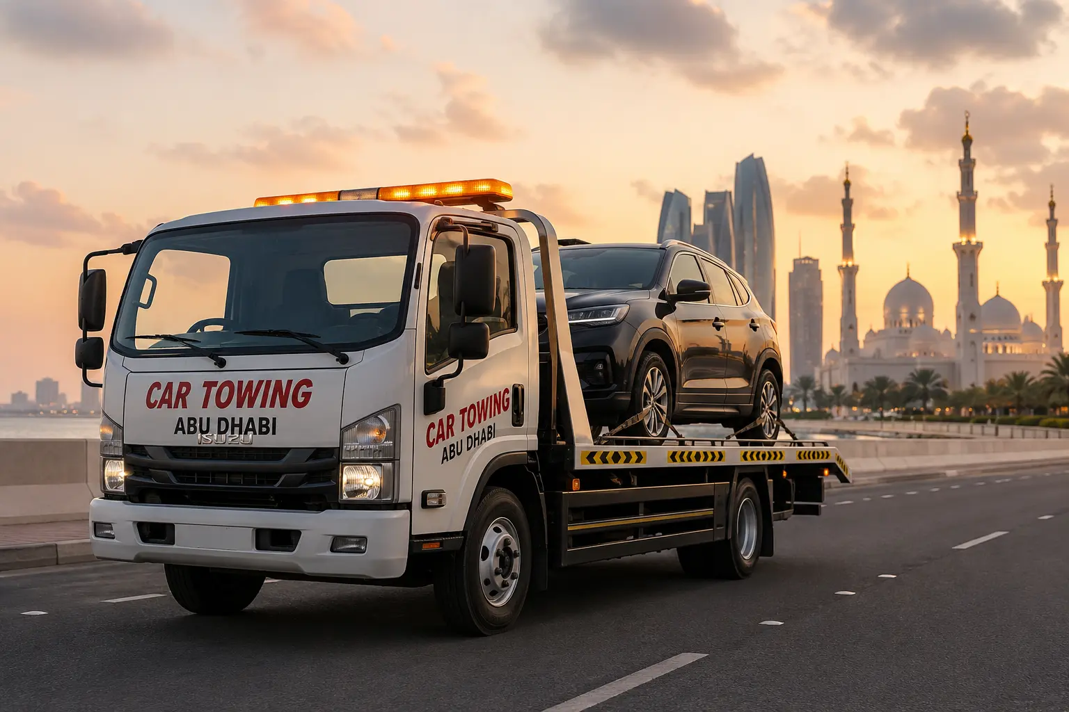 Car recovery team Abu Dhabi