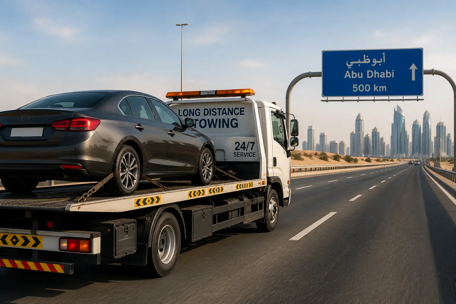 Long Distance Towing Abu Dhabi